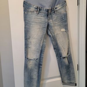 H&M Skinny Crop Maternity Jeans SZ 6